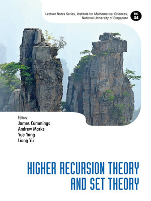 cover image of Higher Recursion Theory and Set Theory